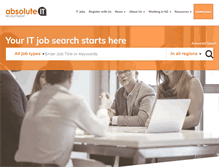 Tablet Screenshot of absoluteit.co.nz